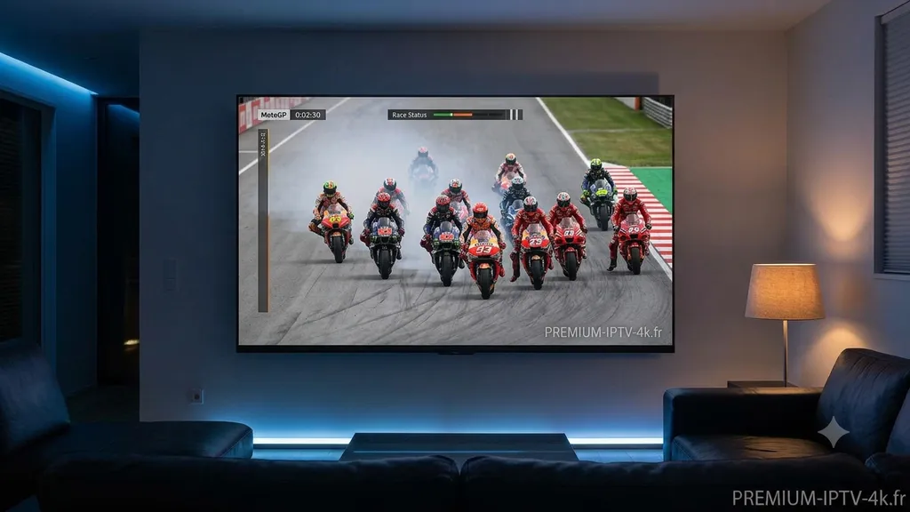 Grand Prix MotoGP en direct sur grand écran via un abonnement IPTV