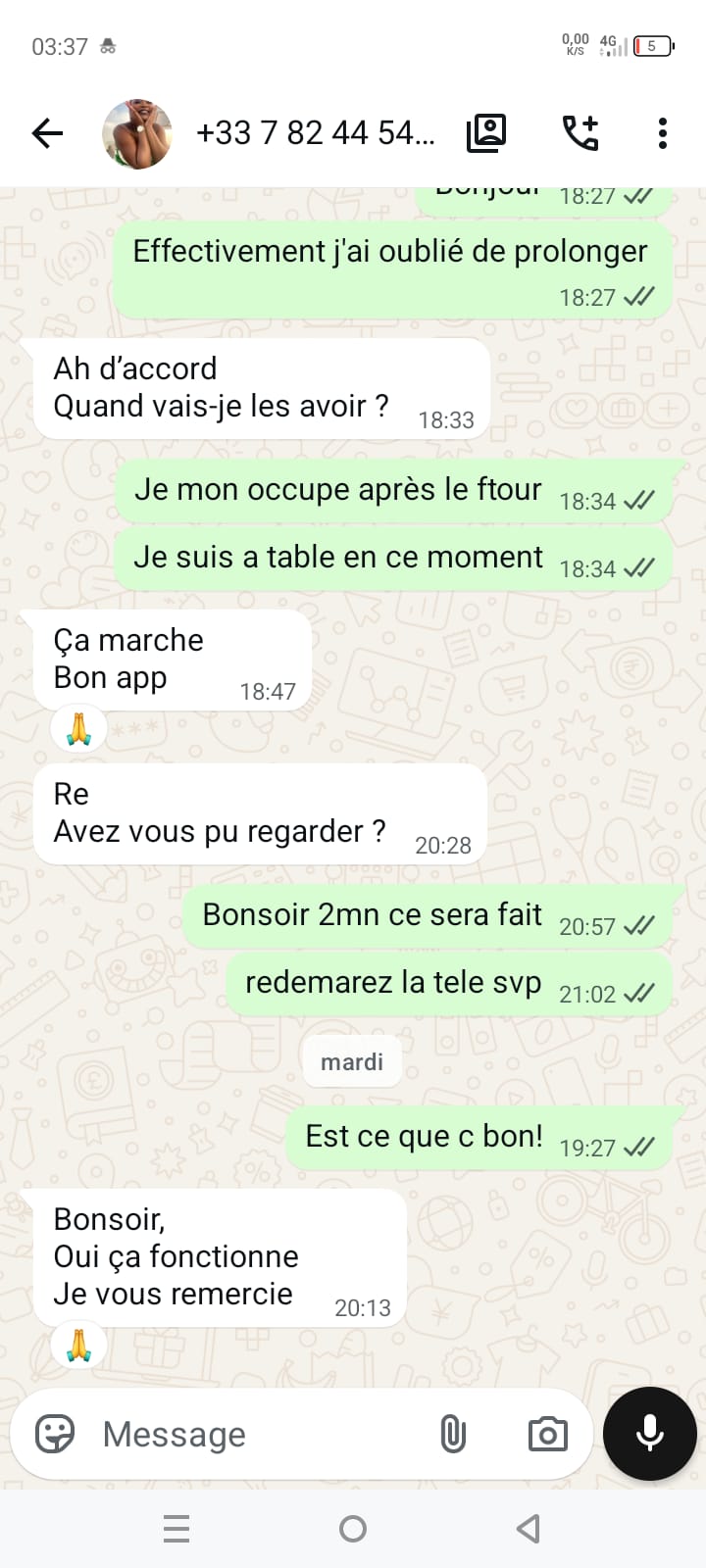 Avis client abonnement IPTV — renouvellement et accès immédiat