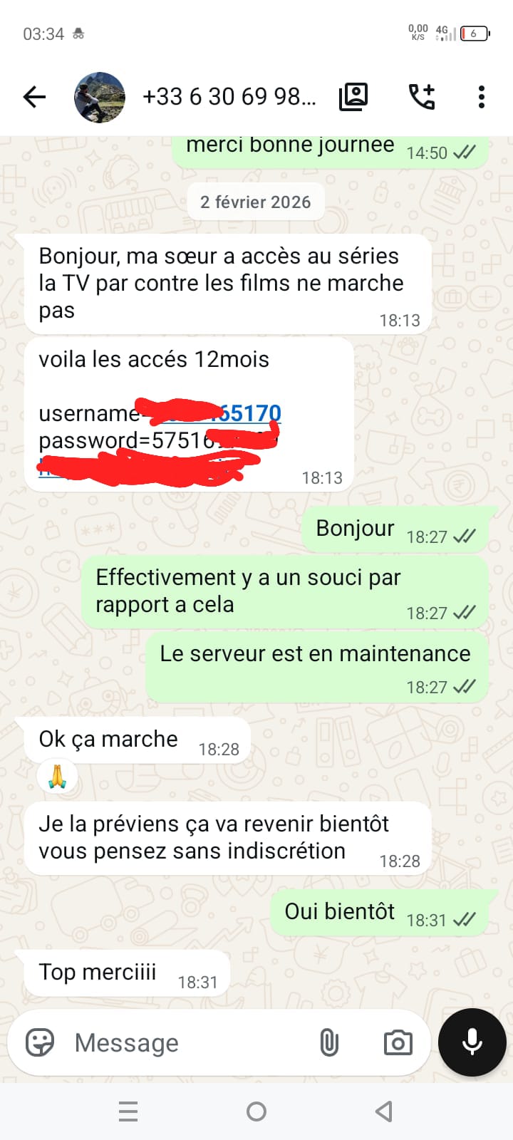 Avis client abonnement IPTV Premium — codes ressaisis, ça fonctionne